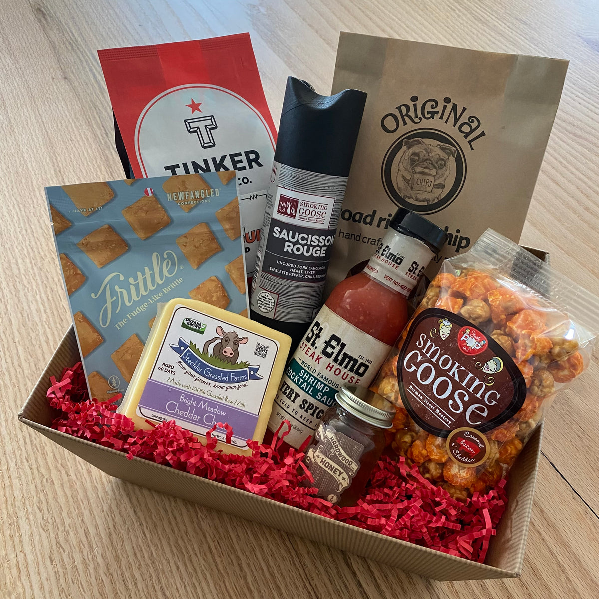 AllLocal Gift Basket Medium Collection Goose Gift Shop